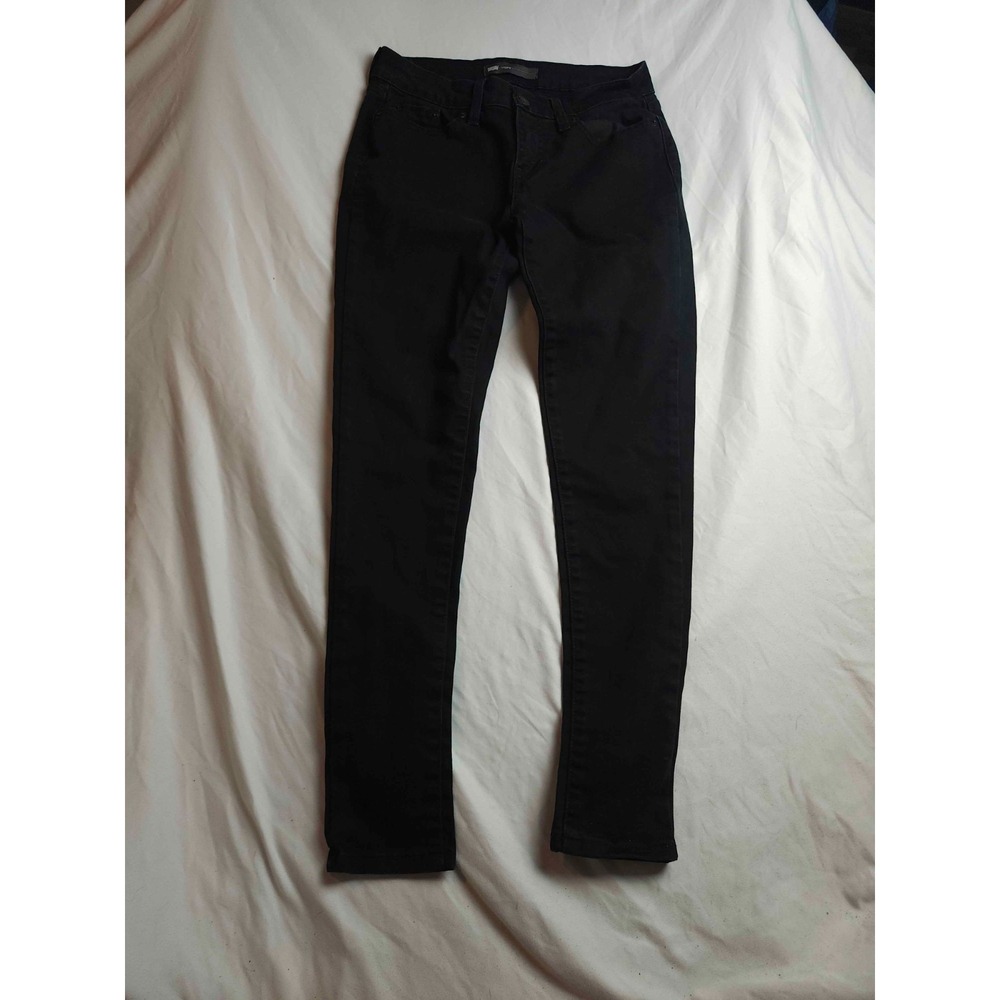 Levis Leggings Womens 30x28 Black Y2K Capsule Wardrobe Revival Chic Streetwear